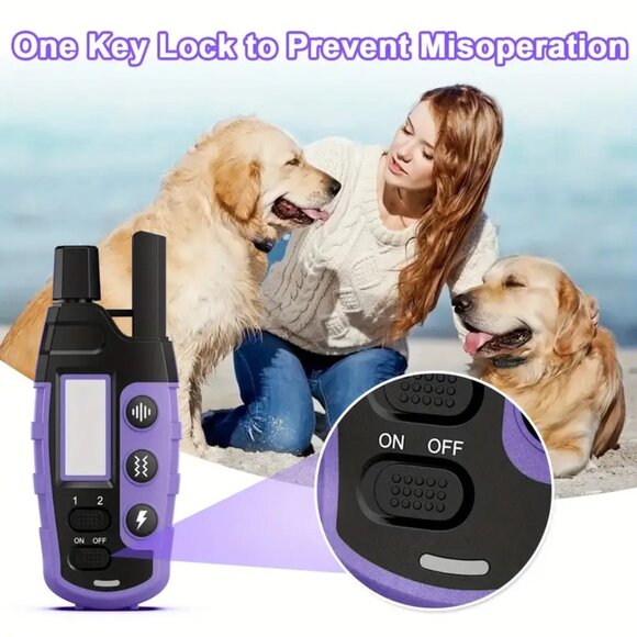 3300Ft Dog Adjustable Dog Training Electric Collar with Remote Control - Picture 4 of 8